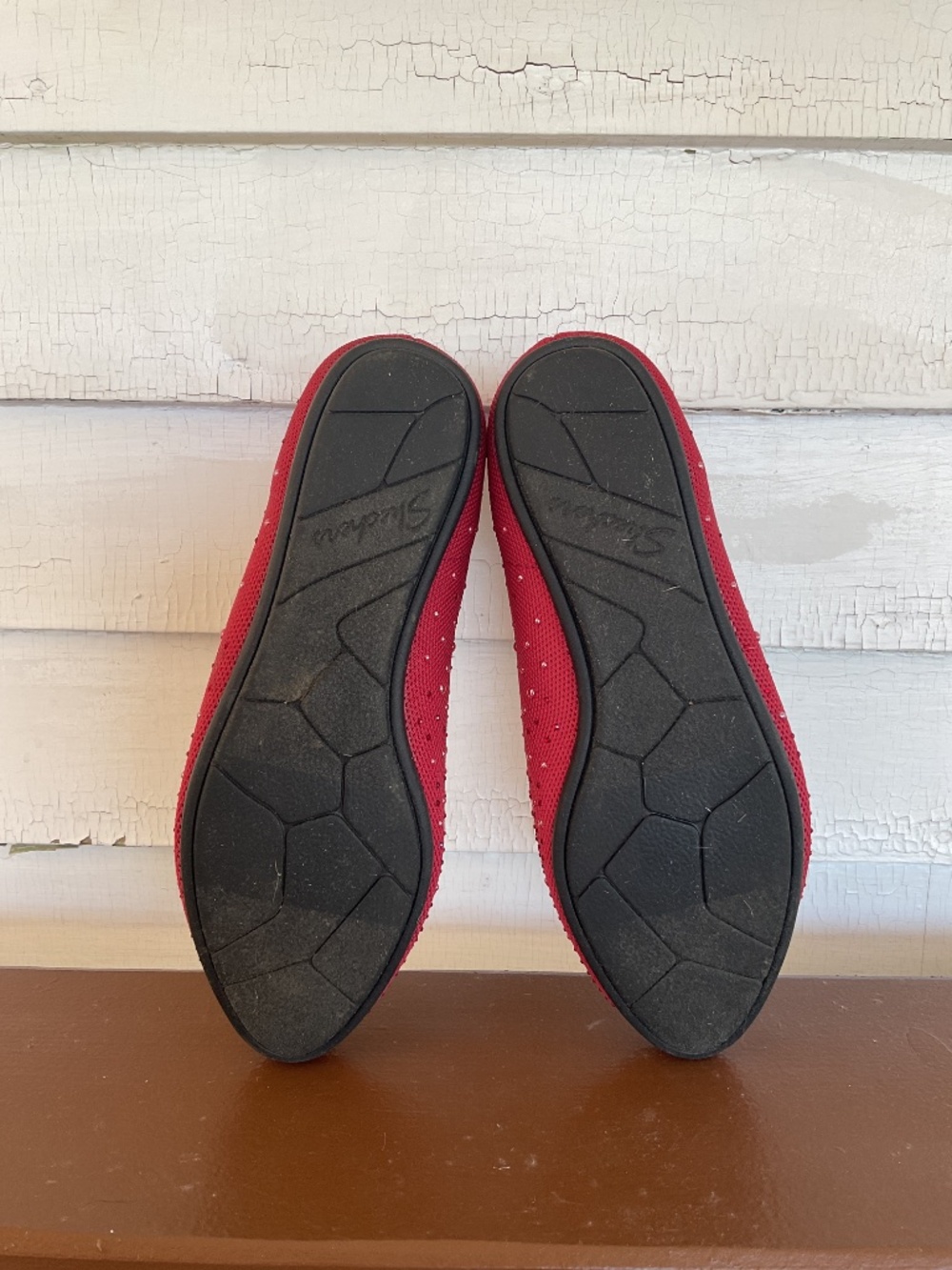 Skechers Cleo 2.0 Mesmerizing Nights Red Ballet Flats Size 7 - Picture 8 of 10